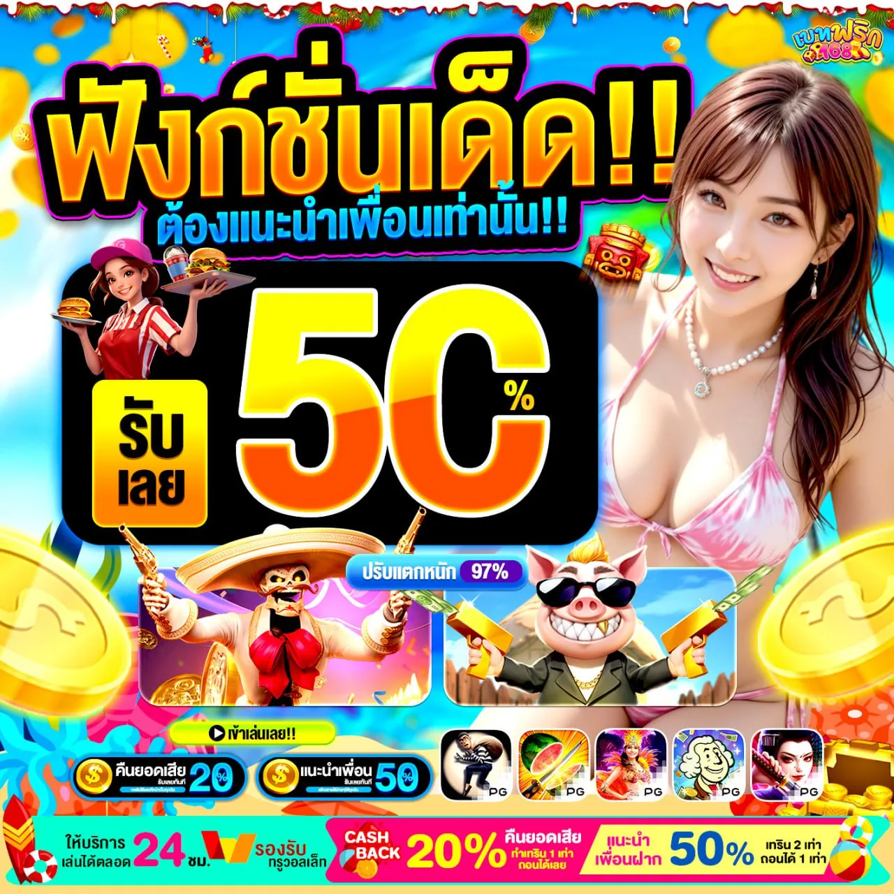 หมวดเกม slotwallet pg แนะนำที่ควรลอง